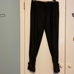 VINCE dark grey wool trousers